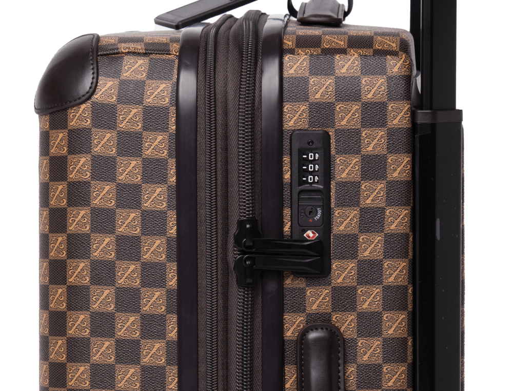 حقائب جلد 5 قطع CP (brown) - DDiveLuggageDDive